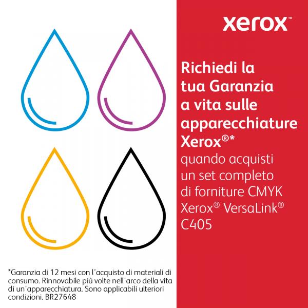 Xerox Toner nero hc Versalink c400 c405 - Disponibile in 3-4 giorni lavorativi Xerox