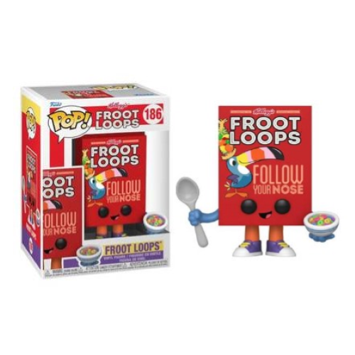 FUNKO POP KELLOG'S FROOT LOOPS 186 - FROOT LOOPS Disponibile in 2-4 giorni lavorativi Funko