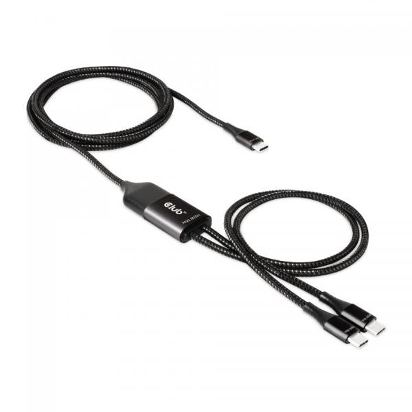 Club3d CAC-1527 Cavo USB 1.83mt USB C 2xUSB C Nero - Disponibile in 3-4 giorni lavorativi Club3d