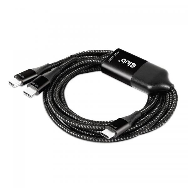 Club3d CAC-1527 Cavo USB 1.83mt USB C 2xUSB C Nero - Disponibile in 3-4 giorni lavorativi Club3d