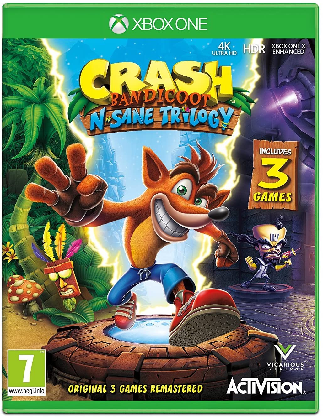 Xbox One Crash Bandicoot N-Sane Trilogy - Usato garantito